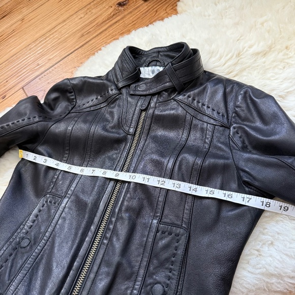 Mackage Leather Jacket Small Black - Picture 5 of 8
